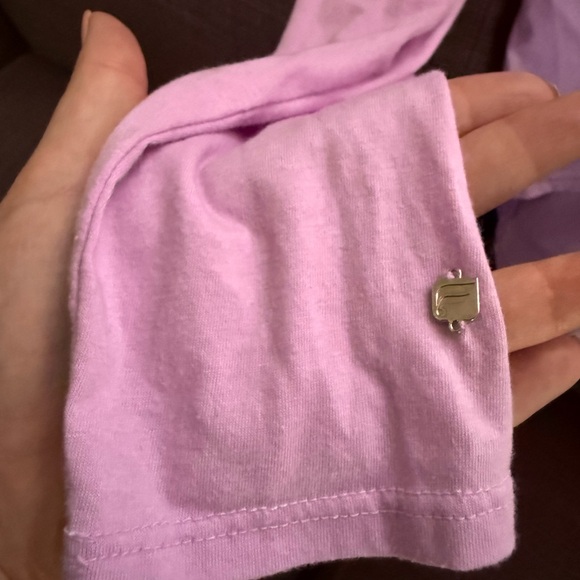 Fabletics Soft Lavender Long Sleeve Top - Picture 3 of 4